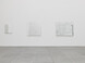 Blick in die Ausstellung ("Mirror After Duchamp‘s Oculist Witness", 2003, "Drawing No 3 ‘System of Organizing a First and Second Category Point in Space’ After K. Malevich", 1922 / 2003 · Leihgabe Matthew Slotover and Emily King, "Drawing No 4 ‘Path of Movement of a point’ After K. Malevich", 1922, Broken Version, 2003) - Foto: Neues Museum (Annette Kradisch)